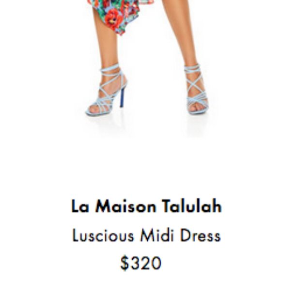 La Maison Talulah Floral Midi Dress size L - Picture 9 of 9